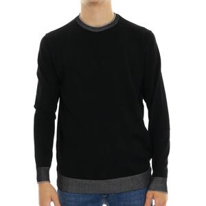 MAGLIA CONTRASTI NERO